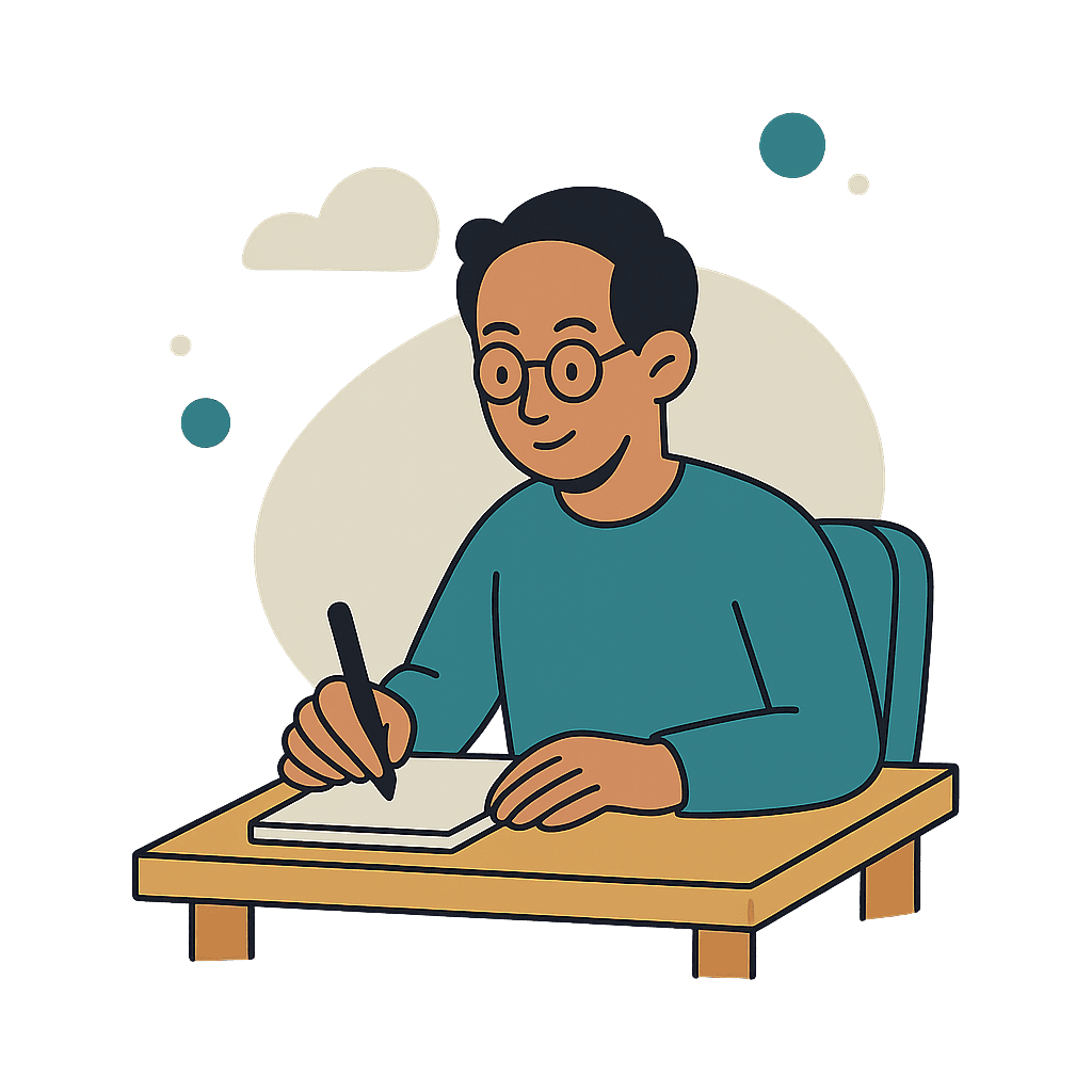 Write with clarity and calm